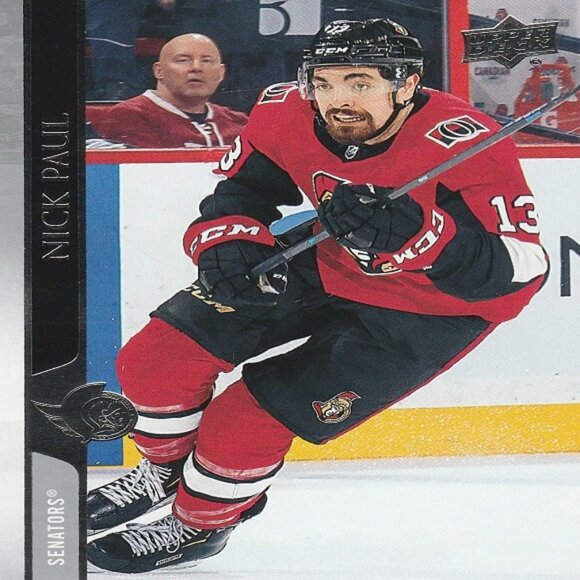 Nick Paul - 2020/2021 Upper Deck Series 2 Hockey Card - Picture 1 of 2